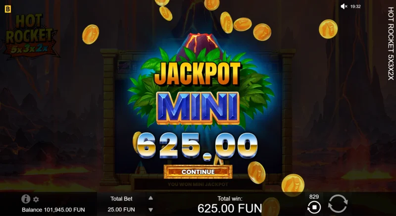 Hot Rocket 5x 3x 2x - Max Jackpot x1000